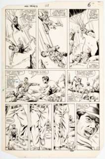 Steve Ditko And Danny Bulanadi | Further Adventures of Indiana Jones #28 Story Page 5 Original Art (Marvel, 1985).... | Heritage