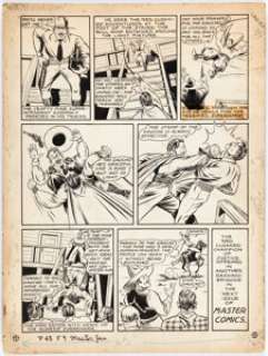 Anderson, Harry | Harry Anderson Master Comics #10 Story Page 7 Original Art (Fawcett, 1941).... | Heritage