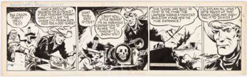 Harman, Fred | Fred Harman Red Ryder Daily Comic Strip Original Art dated 3-16-49 (McNaught Syndicate, 1949). ... | Heritage