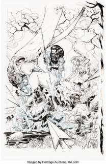 Rossmo, Riley - Riley Rossmo Constantine: The Hellblazer #9 Splash Page 20 Original Art (DC, 2016)....