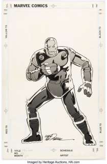 McDonnell, Luke | Luke McDonnell, Ian Akin, and Brian Garvey Iron Man #191 Cover Original Art (Marvel, 1985).... | Heritage
