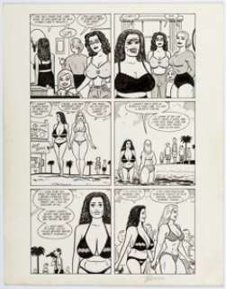 Hernandez, Gilbert | Gilbert Hernandez - Luba, Petra, and Fritz Story Page 3 Original Art (Fantagraphics, c. 2002).... | Heritage