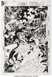 Wojtkiewicz, Chuck | Chuck Wojtkiewicz and Craig Gilmore Justice League International Annual #5 Cover Original Art (DC, 1994). ... | Heritage