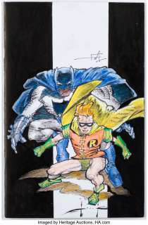 Miller, Frank | Frank Miller and Sam Kieth Dark Knight III: The Master Race Sketch Illustration Original Art (c. 2019).... | Heritage