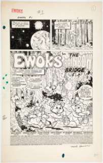 Kremer, Warren | Warren Kremer and Marie Severin The Ewoks #1 Story Page 1 Original Art (Marvel/Star, 1985).... | Heritage