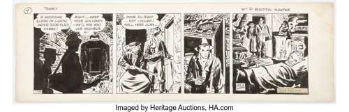 Caniff, Milton | Milton Caniff Terry and the Pirates Daily Comic Strip Original Art dated 1-26-39 (News Syndicate, 1939). ... | Heritage