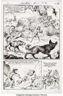 Post, Howard (comic book artist) - Howard Post Anthro #1 Story Page 11 Original Art (DC Comics, 1968)....
