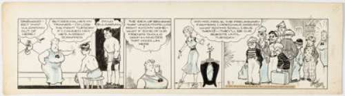 Young, Chic | Chic Young Blondie Daily Comic Strip Original Art dated 8-7-31 (King Features Syndicate, 1931). ... | Heritage