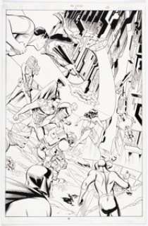 Sprouse, Chris - Chris Sprouse and Al Gordon Tom Strong #12 Splash Page 18 Original Art (DC/America‘s Best Comics, 2001)....