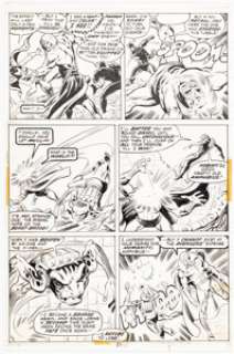 Buscema, John | John Buscema and Jim Mooney The Avengers #105 Partial Story Page 15 Original Art (Marvel, 1972).... | Heritage
