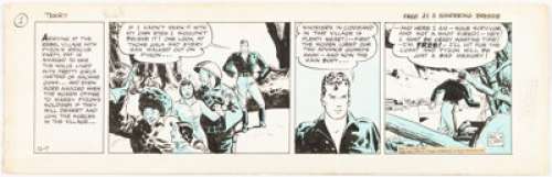 Caniff, Milton | Milton Caniff Terry and the Pirates Daily Comic Strip Original Art dated 12-7-36 (Chicago Tribune-NY News Syndicat... | Heritage