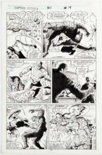 Dwyer, Kieron - Kieron Dwyer and Danny Bulanadi Captain America #361 Story Page 10 Original Art (Marvel, 1989)....
