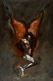 Williams, Kent | Kent Williams Hellblazer #37 Cover Painting Original Art (DC, 1991).... | Heritage