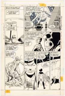 Giffen, Keith - Keith Giffen and Mike DeCarlo Omega Men #4 Story Page 2 Original Art (DC, 1983)....