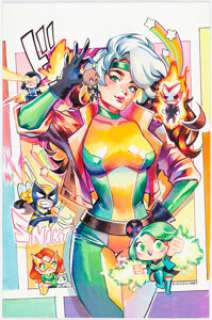 Marvel Artist | Rian Gonzales X-Men #1 Variant Cover Rogue Original Art (Marvel, 2021).... | Heritage