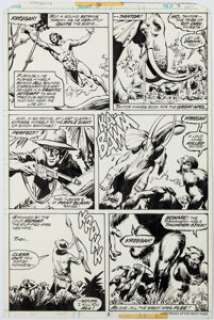 Buscema, John | John Buscema and Klaus Janson Tarzan #16 Story Page 3 Original Art (Marvel, 1978).... | Heritage