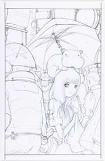 d‘Errico, Camilla - Camilla d‘Errico Elephantmen #29 Cover Original Art (Image, 2010)....