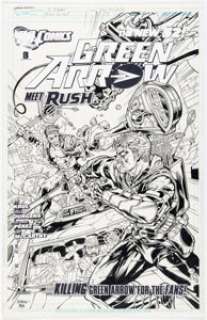 Porter, Howard | Howard Porter and Ray McCarthy Green Arrow #3 Cover Original Art (DC, 2012).... | Heritage