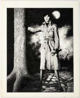 Gulacy, Paul | Paul Gulacy Black Widow Portfolio Plate 26 Original Art (Marvel, 1982).... | Heritage