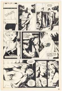 Malibu Comics artist - Glenn Lumsden Puppet Master #1 Story Page 20 Original Art (Malibu/Eternity, 1990)....