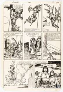 Buscema, John | John Buscema and Ernie Chan Conan the Barbarian #147 Story Page 22 Original Art (Marvel, 1983).... | Heritage