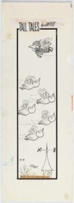 Jaffee, Al | Al Jaffee Tall Tales Daily Comic Strip Original Art dated 12-8-59 (New York Times Herald, 1959).... | Heritage