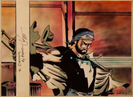 Wagner, Matt | Matt Wagner Mage: The Hero Discovered #9 Wraparound Cover Color Production Art Original Art (Comico, 1985).... | Heritage