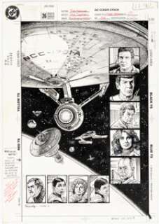 Moore, Jerome | Jerome Moore Star Trek #26 Cover Original Art (DC, 1991).... | Heritage