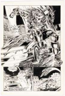 Dorkin, Evan - Evan Dorkin and Armando Gil Predator: Big Game #2 Story Page 2 Original Art (Dark Horse, 1991)....