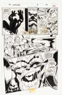 Adriana Melo and Tim Dzon - Fantastic Four Unplugged #5 Story Page 16 Original Art (Marvel, 1996)....