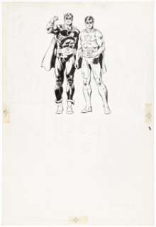 Curt Swan And Karl Kesel | Who’s Who: The Definitive Directory of the DC Universe #17 Nightwing and Flamebird Illust... | Heritage