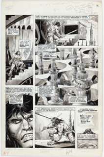 John Buscema and Sonny Trinidad - The Savage Sword of Conan #22 Story Page 20 Original Art (Marvel, 1977).