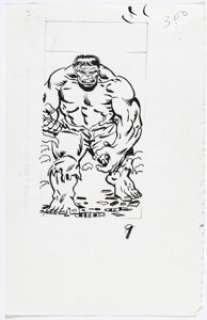 Al Milgrom | The Incredible Hulk #300 Corner Box Illustration Original Art (Marvel, 1984). | Heritage