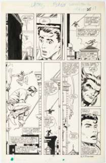 Mark Bright and Al Williamson - Spider-Man vs. Wolverine #1 Story Page 26 Original Art (Marvel, 1987).