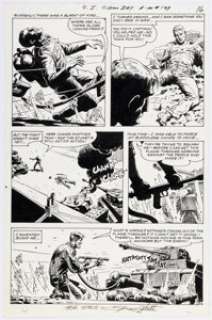 Russ Heath G. I. Combat #129 The Haunted Tank Story Page 12 Original Art (DC, 1968). | Heritage