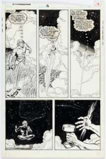 John Byrne and Tom Palmer Star Brand #12 Story Page 20 Original Art (Marvel, 1987).