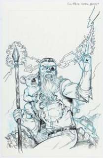 Ryan Browne Curse Words Vol. 1 Cover Original Art (Image, 2017).