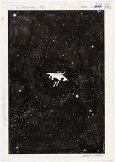 Kerry Gammill - Superman: Exile Advertisement Illustration Original Art (DC, 1989). | Heritage