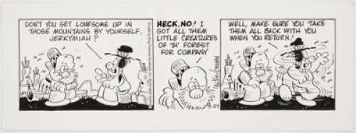 Mel Casson Redeye Daily Comic Strip Original Art dated 5-27-95 (King Features Syndicate, 1995).