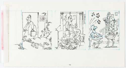 Sergio Aragonés MAD #290 Complete 4-Page Story "A Mad Look at Basic Training" Original Art Group of 5 (EC, 1989). (Total: 5 Original Art) | Heritage