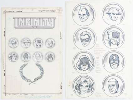 Todd McFarlane and Tony DeZuñiga Infinity, Inc #30 Cover Original Art Group of 2 (DC, 1986). (Total: 2 Original Art) | Heritage