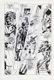 Alan Weiss and Sam de la Rosa Lancelot Strong, The Shield #1 Story Page 12 Original Art (Archie/Red Circle, 1983). | Heritage