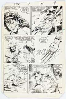 John Buscema and Klaus Janson Heroes for Hope Starring the X-Men #1 Story Page 4 Original Art (Marvel, 1985). | Heritage