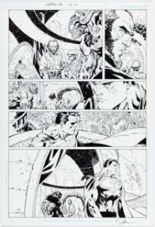 Jim Lee and Scott Williams Superman #206 Story Page 14 Original Art (DC, 2004). | Heritage