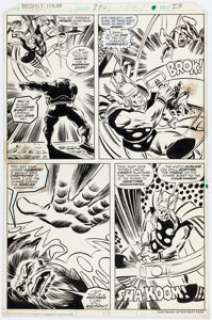 Walt Simonson and Tony DeZuñiga Thor #270 Story Page 13 Original Art (Marvel, 1978). | Heritage