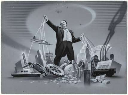 Alex Schomburg - Tycoon Painting Original Art (1950s). | Heritage