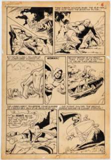 Gil Kane, Wally Wood, and Joe Coleman T.H.U.N.D.E.R. Agents #5 NoMan Story Page 5 Original Art (Tower, 1966).