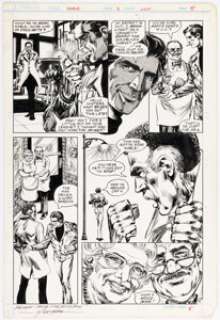 Mike Grell Jon Sable, Freelance #2 Story Page 5 Original Art (First, 1983).