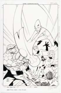 Randy Green and Rick Ketcham Marvel Age Fantastic Four #11 Cover Original Art (Marvel, 2005). | Heritage