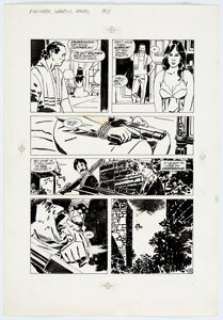 Jorgé Zaffino The Punisher: Kingdom Gone Story Page 39 Original Art (Marvel, 1990).